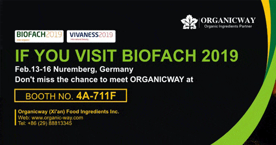 Au plaisir de vous rencontrer à Biofach2019