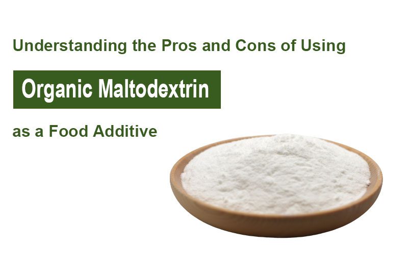 Comprendre les avantages et les inconvénients de l'utilisation de la maltodextrine biologique comme additif alimentaire Understanding the Pros and Cons of Using Organic Maltodextrin as a Food Additive