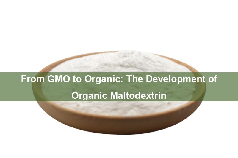 De l'OGM au bio : le développement de la maltodextrine bio From GMO to Organic: The Development of Organic Maltodextrin