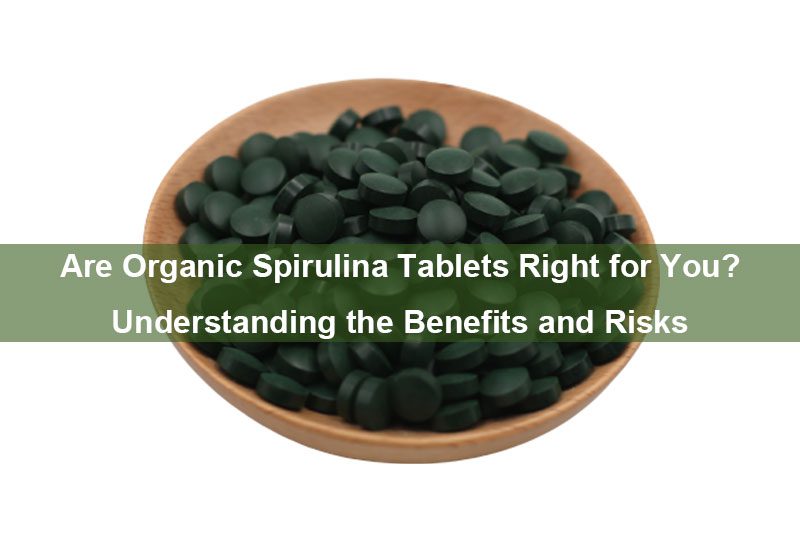Les comprimés de spiruline bio vous conviennent-ils ? Comprendre les avantages et les risques Are Organic Spirulina Tablets Right for You? Understanding the Benefits and Risks
