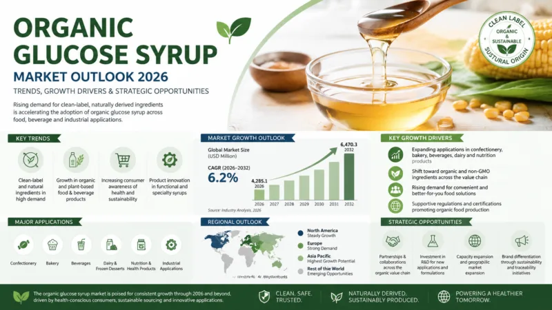 Perspectives Du Marché Du Sirop De Glucose Bio 2026 : Tendances, Moteurs De Croissance Et Opportunités Stratégiques Organic Glucose Syrup Market Outlook 2026 Trends, Growth Drivers &Amp; Strategic Opportunities