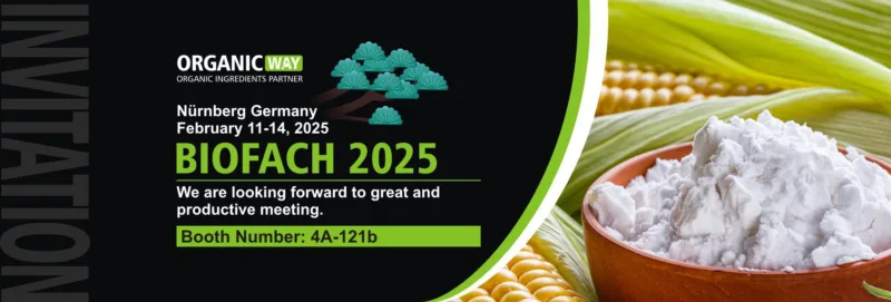 Rejoignez-Nous Au Biofach 2025 – Découvrez L'Avenir Des Ingrédients Biologiques Avec Organicway ! Join Us At Biofach 2025 – Discover The Future Of Organic Ingredients With Organicway!