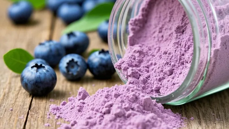 Débloquez Le Poupre De La Nature : Poudre De Myrtille Bio Vs. Poudre De Jus – Quel Géant Antioxydant Gagnera Votre Garde-Manger ? Organic Blue Berry Juice Powder