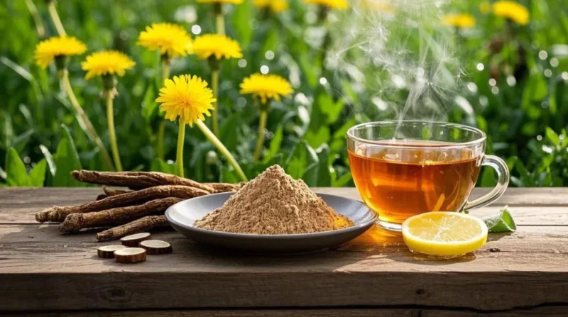 Poudre D'Extrait De Racine De Pissenlit Biologique : La Centrale Détoxifiante Et Purificatrice Du Foie Voulue Par La Nature Organic Dandelion Extract