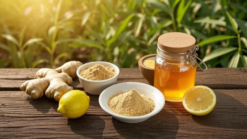 Poudre De Gingembre Biologique Et Extrait : La Racine Ardente De La Nature Pour L’immunité, La Digestion Et La Vitalité Quotidienne Organic Ginger Powder