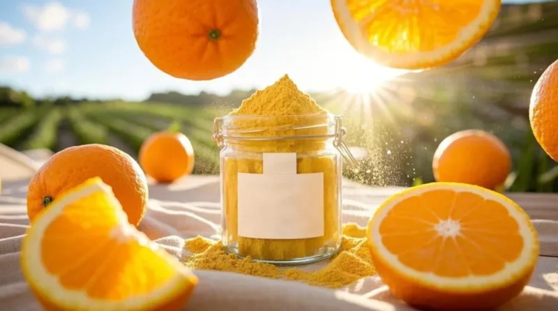 Le Zeste De Vie : Libérer Le Soleil De La Nature Avec La Poudre D'Orange Biologique Organic Orange Powder