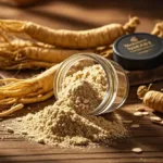Exhumez la vitalité ancestrale : poudre de racine de ginseng biologique contre extrait contre frais – votre arsenal adaptogène