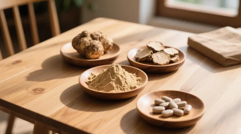 Les Bienfaits Pour La Santé Et Les Effets Secondaires De La Poudre De Maca Biologique, Des Comprimés Et De L'Extrait Organic Maca Series