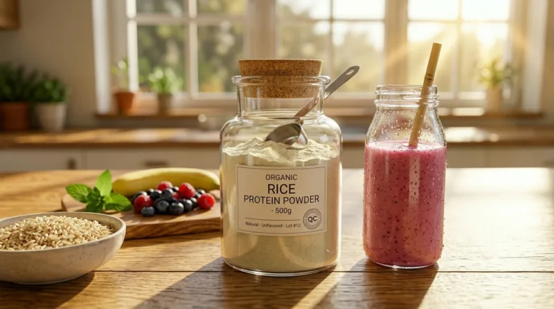 Les Bienfaits De La Protéine De Riz Bio : Développement Musculaire, Gestion Du Poids Et Nutrition Végétale Hypoallergénique Organic Rice Protein Benefits Muscle Building, Weight Management, And Hypoallergenic Plant Nutrition