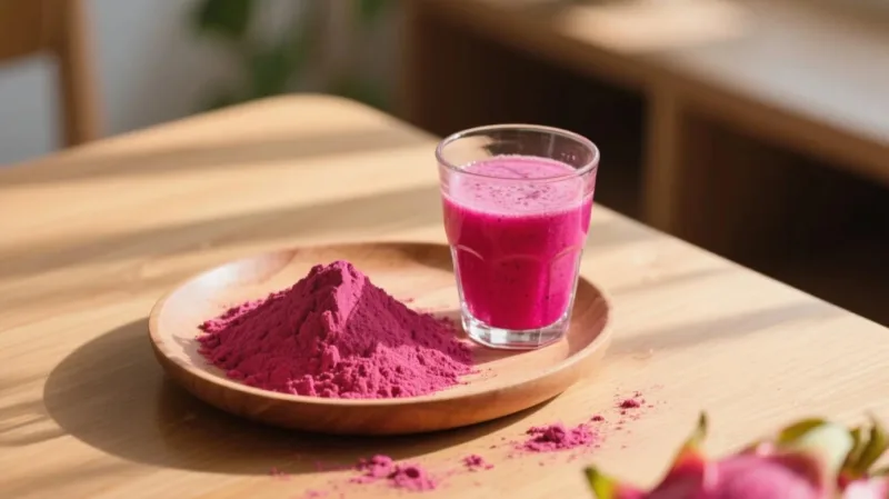 Bienfaits Du Fruit Du Dragon Pour La Santé : Une Nutrition Éclatante Issue Du Superfruit Biologique Organic Dragon Fruit Powder