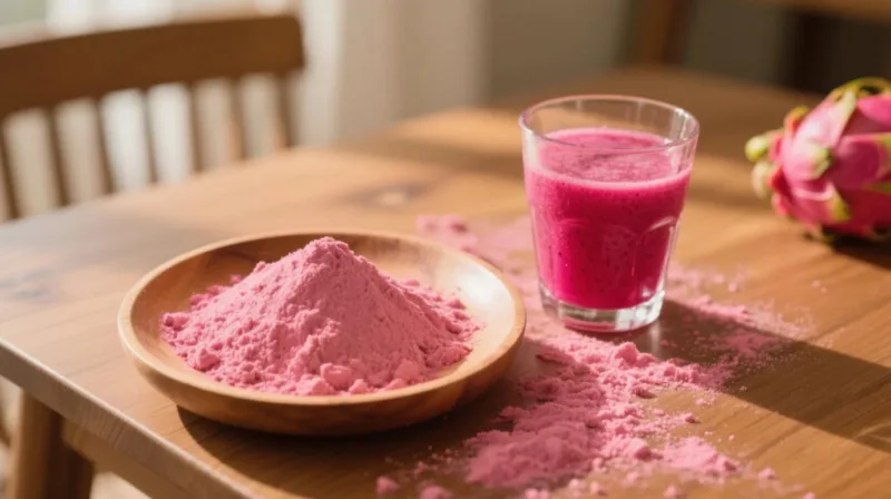 À Quoi Sert La Poudre De Fruit Du Dragon ? Découvrez Les Bienfaits Éclatants Des Poudres De Superaliments Bio Organic Dragon Fruit Powder