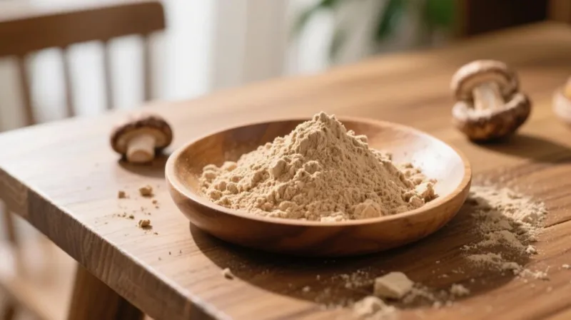 Consommation Quotidienne De Champignons Shiitaké : Bienfaits Pour La Santé Et Guide De Sécurité Organic Shiitake Powder