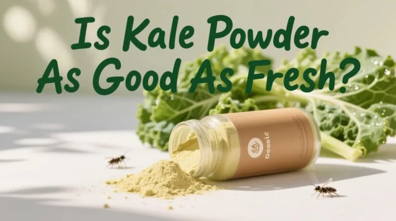 La Poudre De Chou Kale Est-Elle Aussi Bonne Que Le Frais ? Le Duel Bio Is Kale Powder As Good As Fresh? Organic Showdown