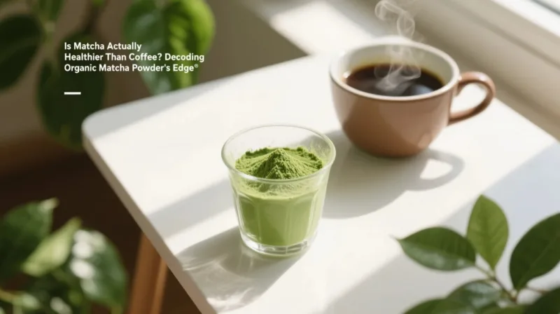 Le Matcha Est-Il Vraiment Plus Sain Que Le Café ? Décoder L’avantage De La Poudre De Matcha Biologique Is Matcha Actually Healthier Than Coffee