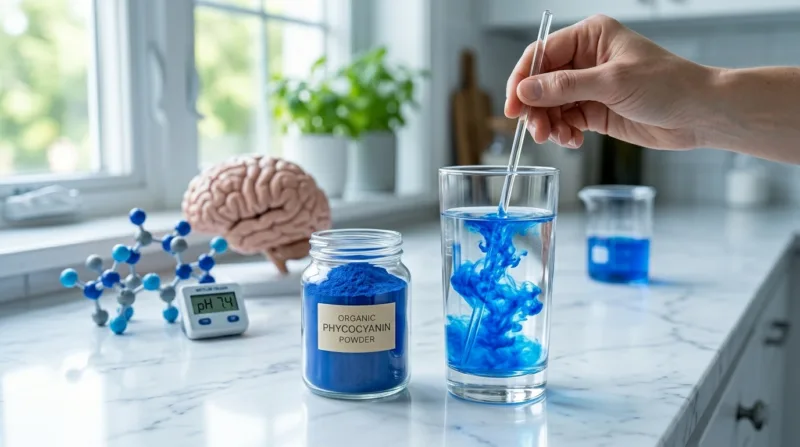 Phycocyanine : Bienfaits Pour La Santé Du Cerveau, Antioxydants Et Anti-Inflammatoires Phycocyanin Brain Health, Antioxidant, And Anti-Inflammatory Benefits