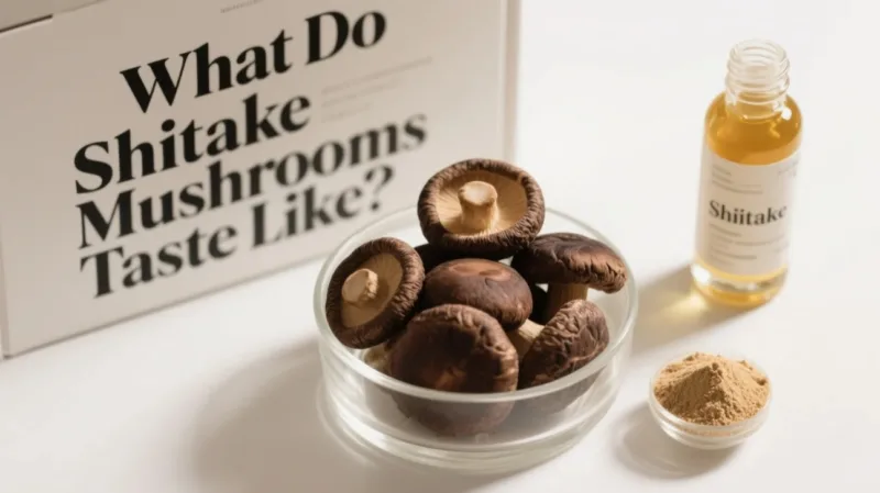 Quel Goût Ont Les Champignons Shiitake ? Les Secrets De Saveur De La Poudre Et De L’Extrait De Shiitake Bio What Do Shiitake Mushrooms Taste Like