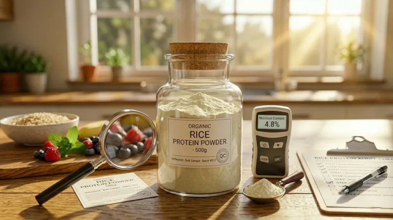 Protéine De Riz : Guide De Sécurité — Métaux Lourds, Vérification De La Qualité Et Sélection Organic Rice Protein Safety Guide Heavy Metals, Quality Indicators, Dosage, And How To Choose