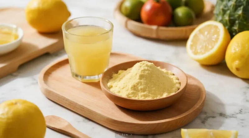 Rehaussez Votre Vie Naturellement : Découvrez Le Brillant Pouvoir De La Poudre De Citron Bio ! Organic Lemon Powder &Amp; Juice