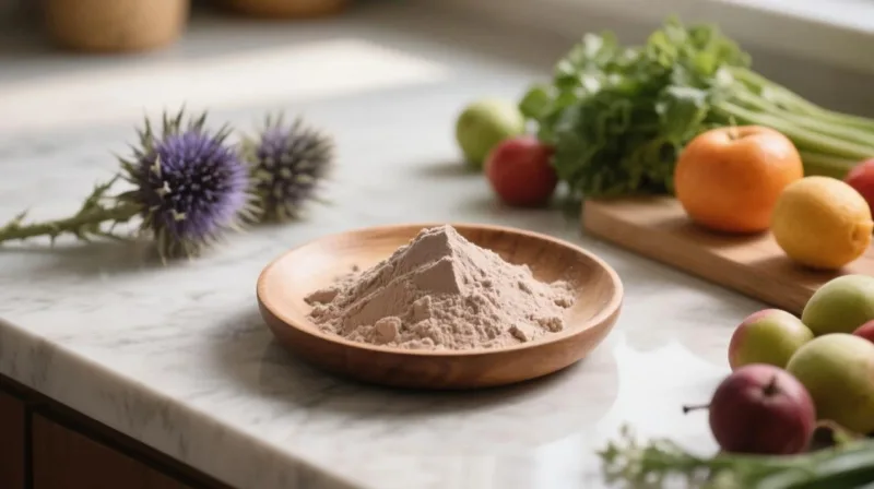 Soutenez Votre Foie Naturellement : Le Pouvoir Du Chardon-Marie Bio Pour Le Bien-Être Organic Milk Thistle Powder