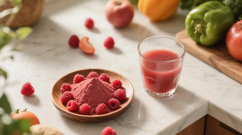 Envie Du Goût Éclatant Et Des Bienfaits Des Framboises ? Découvrez Les Poudres De Framboise Biologiques ! Organic Raspberry Powder &Amp; Juice