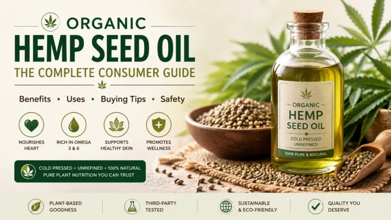 Huile De Graines De Chanvre Bio : Le Guide Consommateur Complet — Bienfaits, Usages, Conseils D'Achat Et Sécurité Organic Hemp Seed Oil The Complete Consumer Guide — Benefits, Uses, Buying Tips &Amp; Safety
