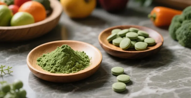 Poudre De Chlorelle Biologique Ou Comprimés : Laquelle Convient Le Mieux À Vos Besoins ? Organic Chlorella Powder &Amp; Tablets