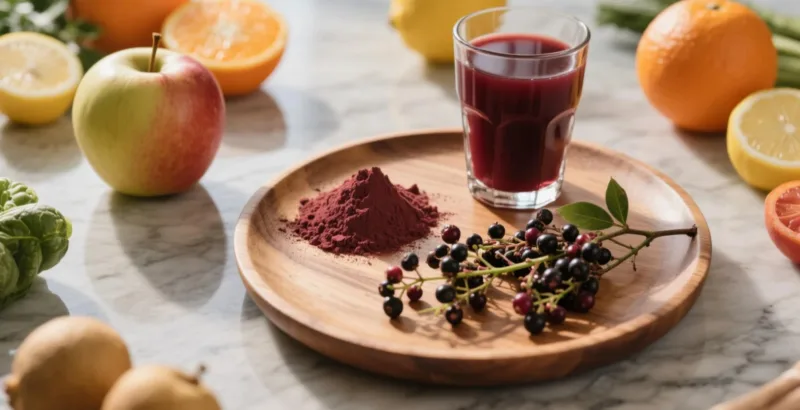 Pourquoi Choisir La Poudre De Sureau Biologique ? Libérer Son Pouvoir Naturel De Soutien Immunitaire Organic Elderberry Powder