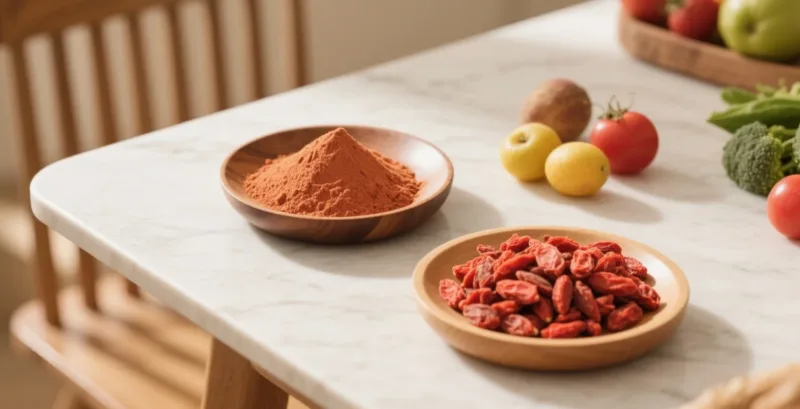 Comment La Poudre De Goji Biologique Stimule Naturellement L'Énergie Et L'Immunité Organic Goji Powder &Amp; Berries