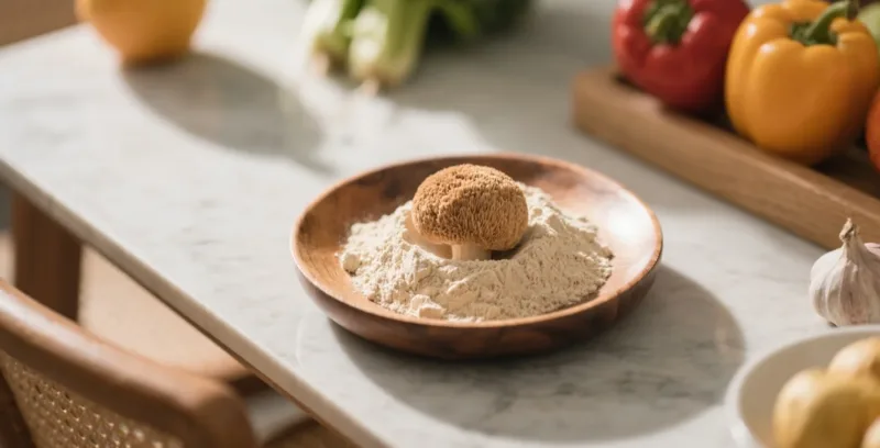 5 Raisons Pour Lesquelles La Poudre D'Extrait De Crinière De Lion Biologique Devrait Faire Partie De Votre Routine Quotidienne Organic Lion'S Mane Powder