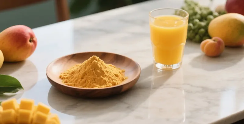 Nutrition À Base De Poudre De Mangue : Bien-Être Quotidien Avec La Poudre De Fruits Biologique Organic Mango Powder