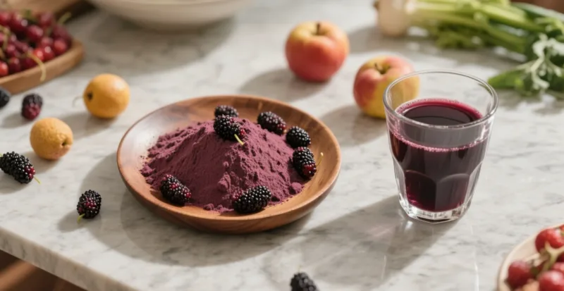 Quels Sont Les Bienfaits Pour La Santé De La Poudre De Mûrier Biologique ? Organic Mulberry Powder &Amp; Juice
