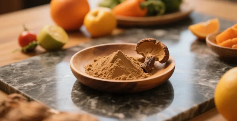 Découvrez Les Bienfaits De La Poudre De Champignon Reishi Biologique Pour Le Bien-Être Quotidien Organic Reishi Mushroom Powder