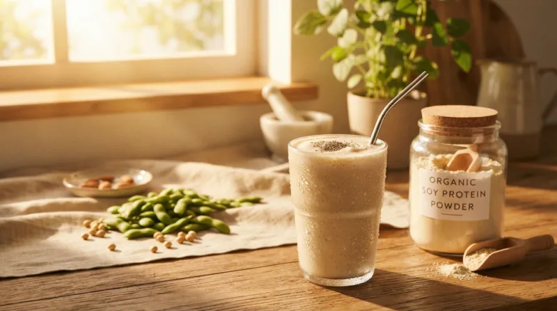 Comment La Poudre De Protéine De Soja Biologique Peut Renforcer Votre Nutrition Quotidienne : Guide Complet Des Bienfaits Pour La Santé How Organic Soy Protein Powder Can Boost Your Daily Nutrition Complete Health Benefits Guide