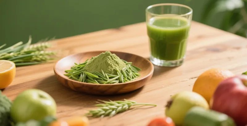Le Guide Ultime Pour Utiliser La Poudre De Jus D'Herbe D'Orge Biologique Dans Les Smoothies Et Les Recettes Organic Barley Grass Powder