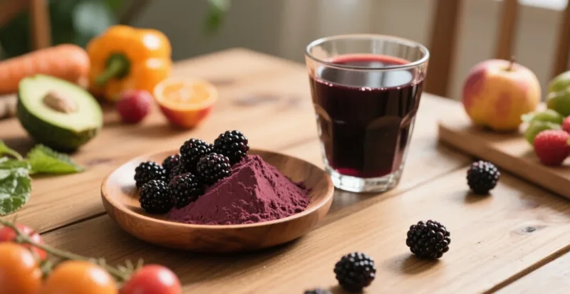 La Poudre De Mûre Dans Les Produits Alimentaires : Enrichir La Valeur Nutritionnelle Naturellement Organic Blackberry Powder