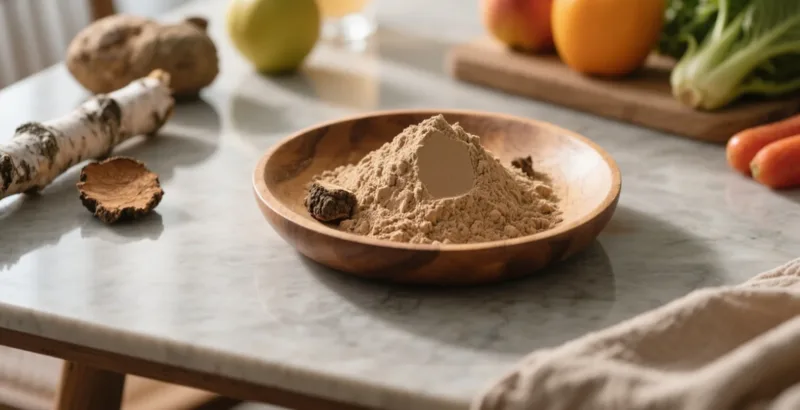 Poudre De Champignon Chaga Bio Vs. Poudre D’extrait : Laquelle Choisir ? Organic Chaga Extract Powder
