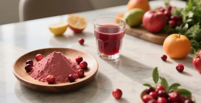 Comment La Poudre De Canneberge Biologique Soutient Naturellement La Santé Des Voies Urinaires Organic Cranberry Powder &Amp; Juice