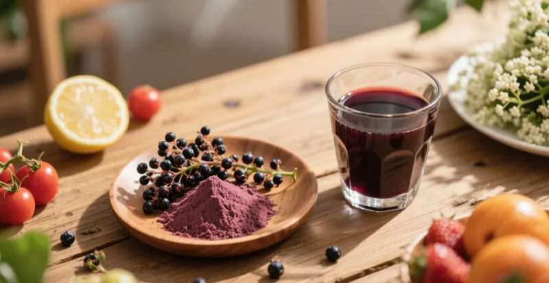 Comment La Poudre De Jus De Sureau Biologique Soutient Les Défenses Naturelles De Votre Corps Organic Elderberry Powder