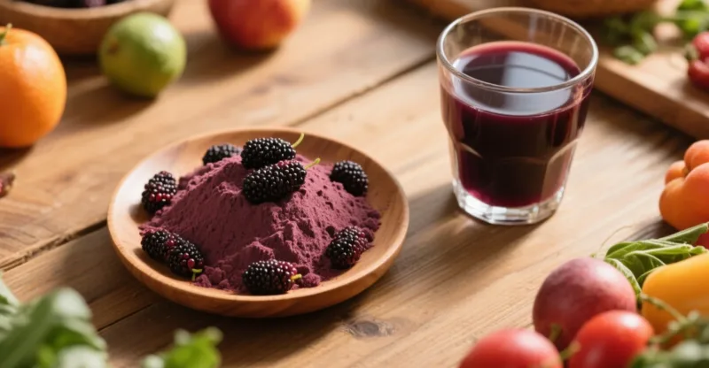 Comment La Poudre De Jus De Mûre Bio Soutient La Détoxification Naturelle Organic Mulberry Powder &Amp; Juice