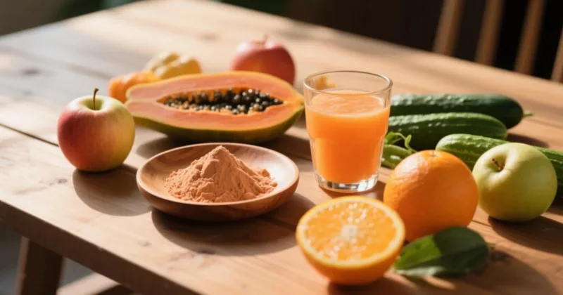 Stimuler L'Activité Enzymatique Naturellement : Le Rôle De La Poudre De Papaye Biologique Dans Les Nutraceutiques Organic Papaya Powder &Amp; Juice