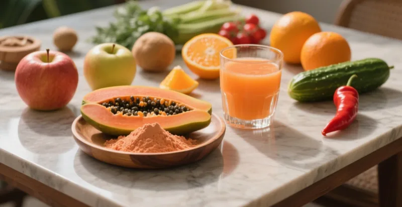 Explorer Les Bienfaits De La Poudre De Papaye Biologique Pour La Santé Digestive Des Marques De Compléments Alimentaires Organic Papaya Powder &Amp; Juice