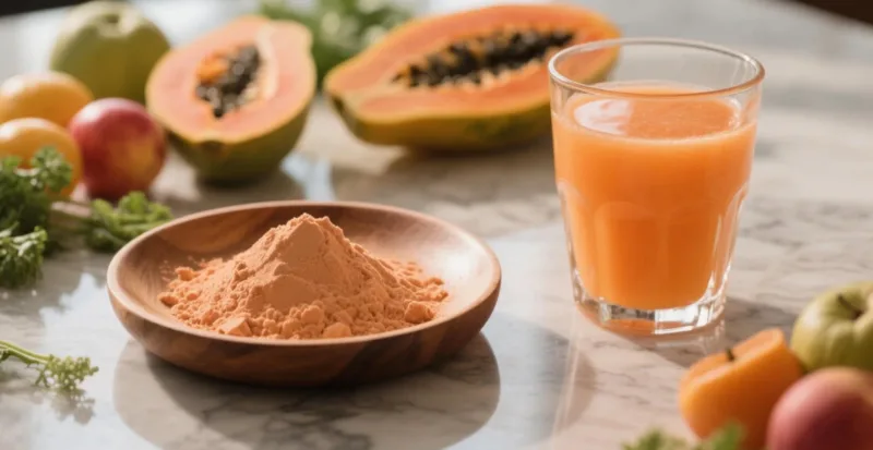 Comment La Poudre De Jus De Papaye Biologique Améliore La Densité Nutritionnelle Des Boissons Santé Organic Papaya Powder &Amp; Juice