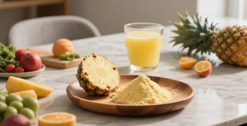 Le Secret De La Saveur Tropicale : Les Bienfaits De La Poudre De Jus D'Ananas Biologique Organic Pineapple Powder &Amp; Juice
