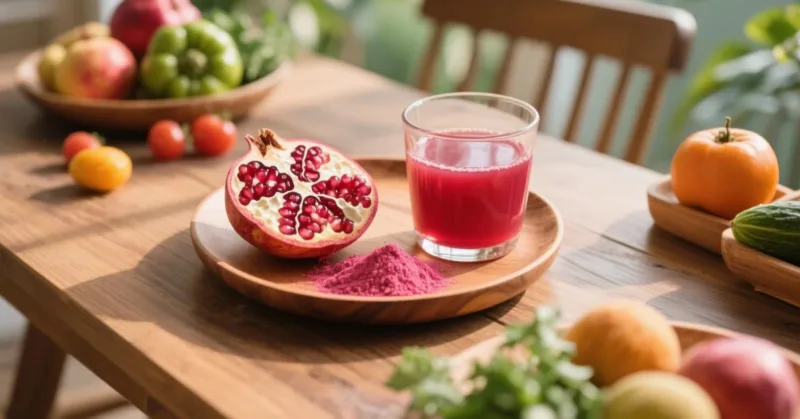 Pourquoi La Poudre De Jus De Grenade Biologique Révolutionne Les Boissons Fonctionnelles Organic Pomegranate Powder