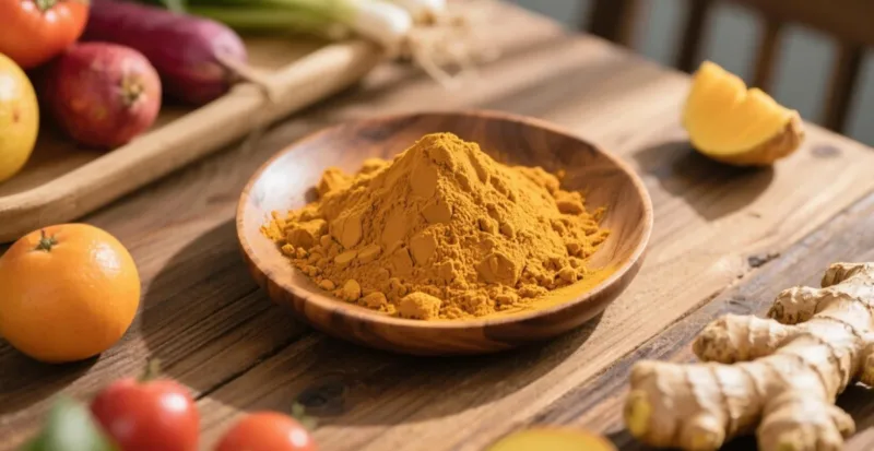 Les 5 Principaux Bienfaits Pour La Santé De La Poudre D'Extrait De Curcuma Biologique Organic Turmeric Powder