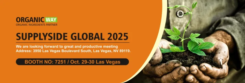 Rejoignez Organicway Au Supplyside Global 2025 Join Organicway At Supplyside Global 2025