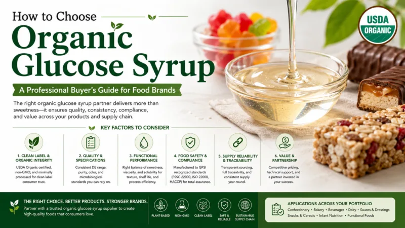 Comment Choisir Le Sirop De Glucose Biologique : Un Guide Professionnel De L'Acheteur Pour Les Marques Alimentaires How To Choose Organic Glucose Syrup A Professional Buyer'S Guide For Food Brands