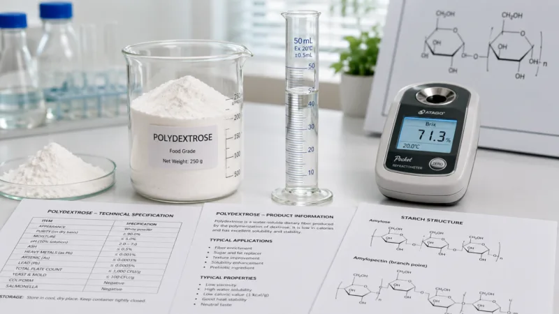 Qu'Est-Ce Que Le Polydextrose Biologique ? – Guide Technique Complet Organic Polydextrose Technical Guide: Powder And Syrup Applications For Modern Food Formulation