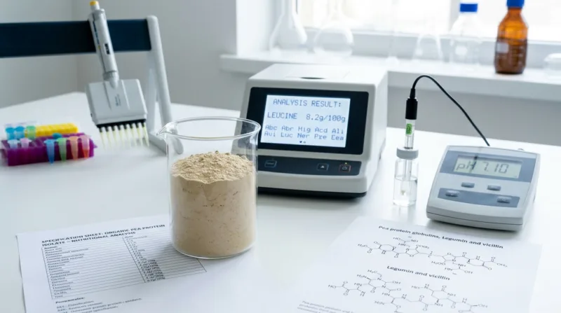 Spécifications Techniques De La Protéine De Pois : Guide De Formulation Pour L'Industrie Alimentaire Organic Pea Protein Technical Specifications &Amp; Formulation Guide For Food Manufacturers